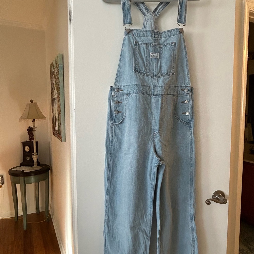 Levi's Light Blue Denim Overalls